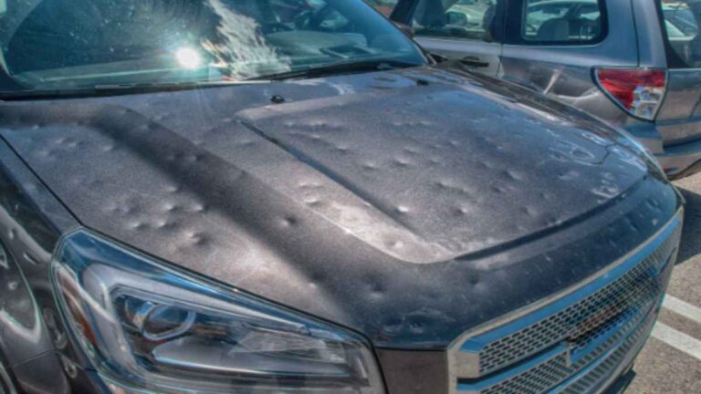 how to remove hail dents from your car